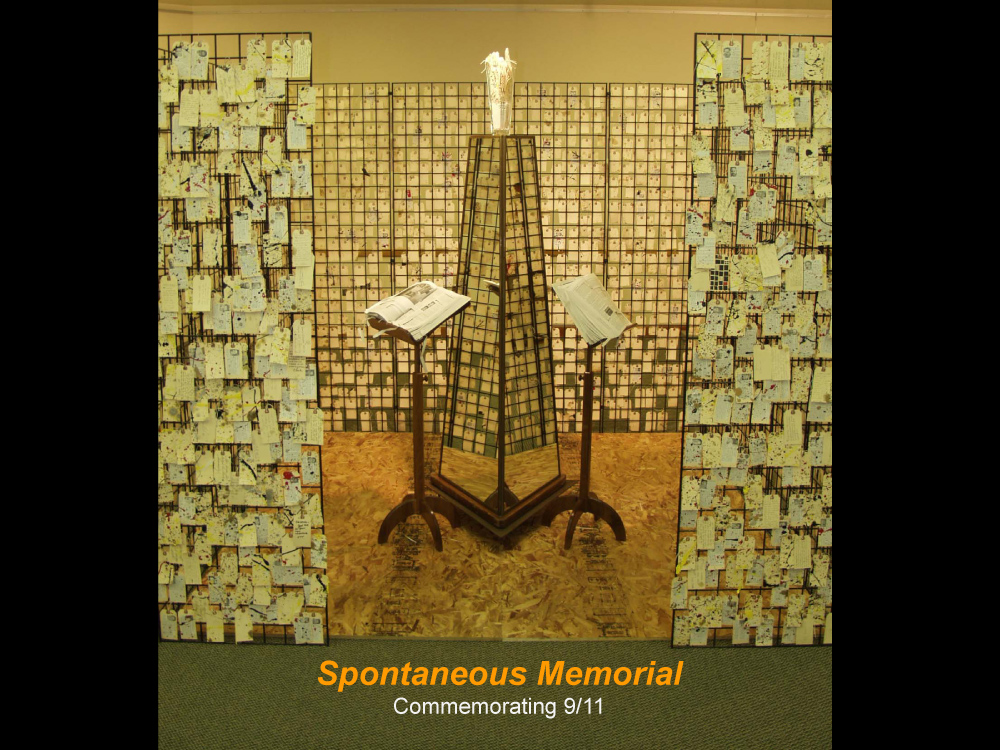 Spontaneous Memorial, Commemorating 9/11